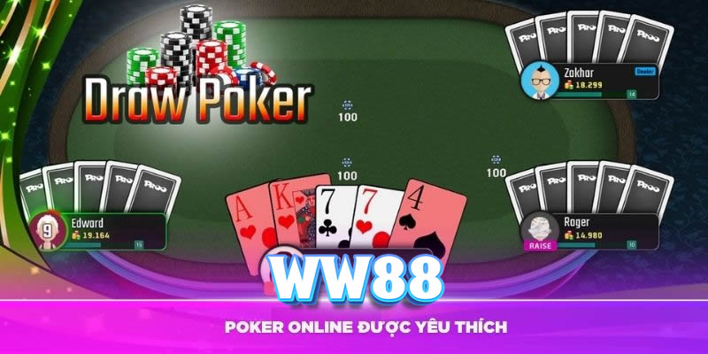 Poker Online - Trò Chơi Trí Tuệ Và Cơ Hội Chiến Thắng Lớn tại ww88